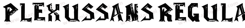 PlexusSans Regular字体转换